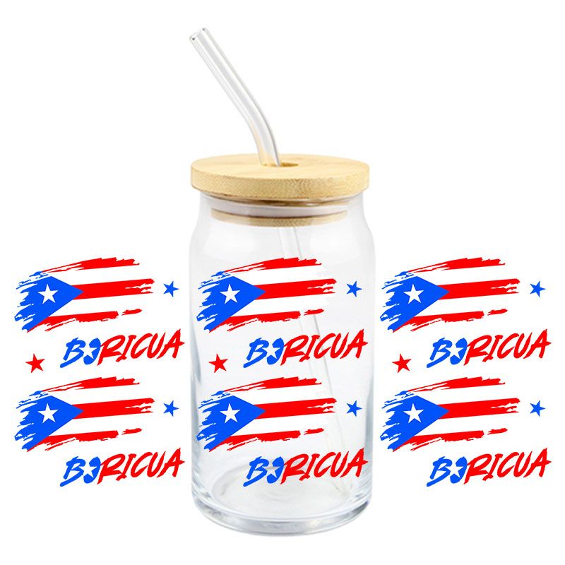 Boricua Flag UV DTF WRAP (IC 271)