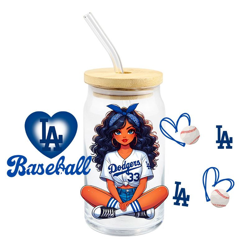 LA Baseball Babe UV DTF WRAP (IC288)