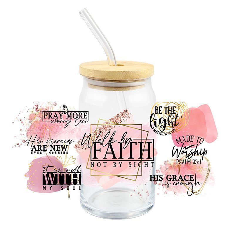 Walk By Faith UV DTF WRAP (K236)