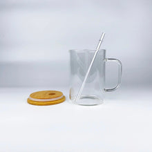 Load image into Gallery viewer, 15 oz. Clear Glass Mugs
