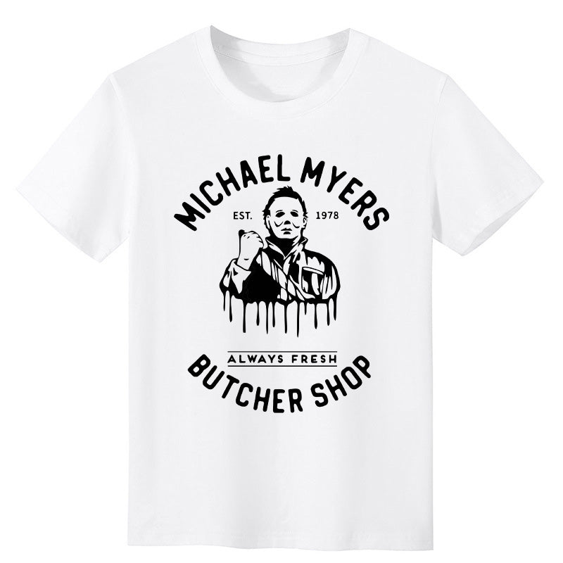 Michael Myers Butcher Shop DTF T-Shirt Print