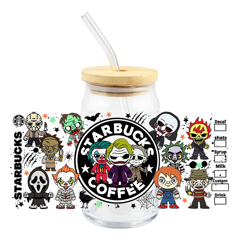 Halloween Coffee UV DTF WRAP (K216)