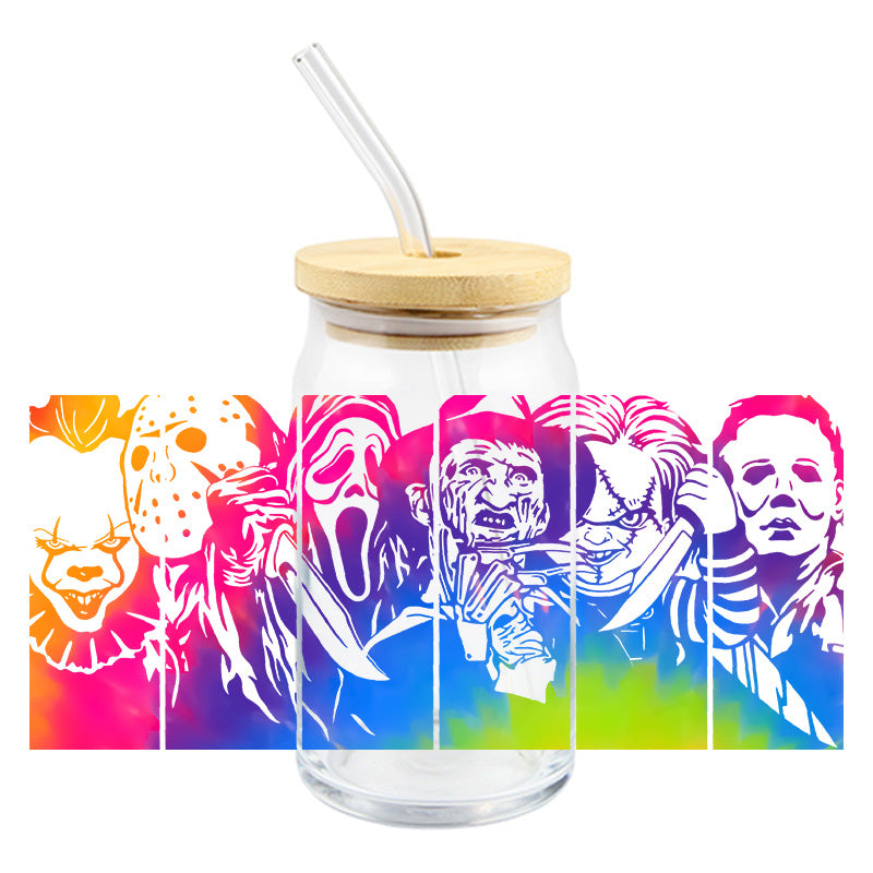 Halloween Friends Rainbow UV DTF WRAP (K06)