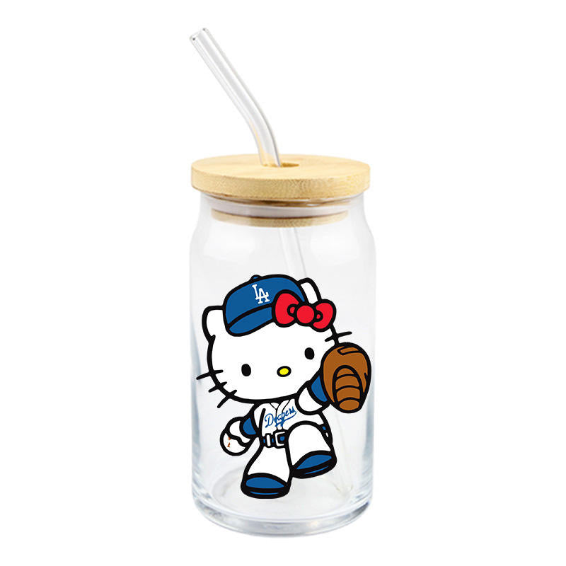 LA Baseball Cat With Glove (D45)