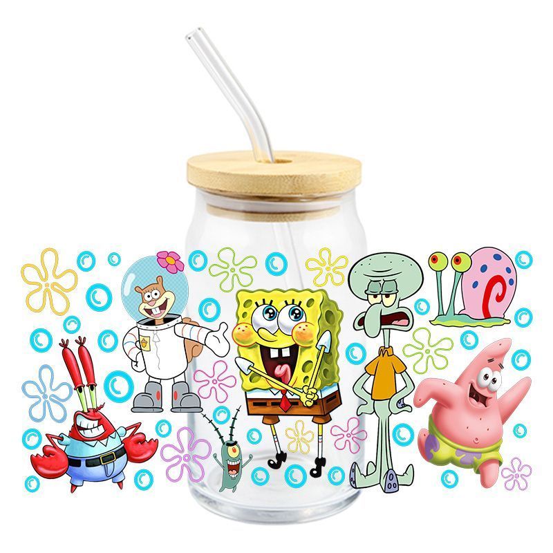 Sponge Bob Spring UV DTF WRAP (K205)