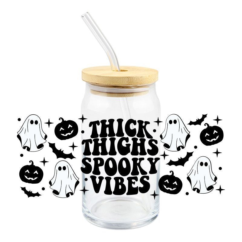 Thick Thighs Spooky Vibes UV DTF WRAP (K281)