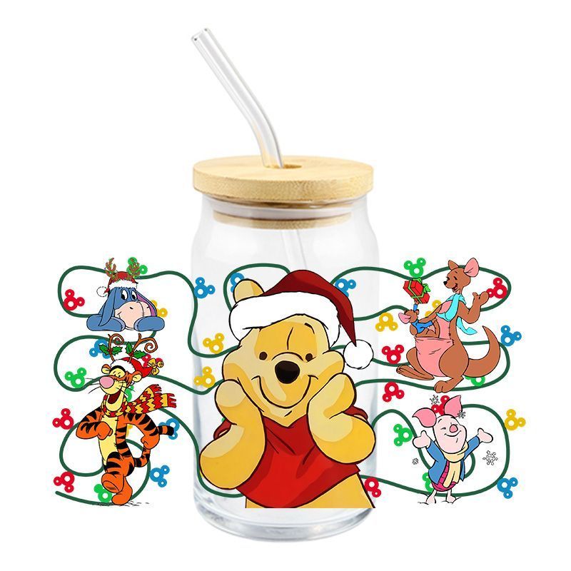 Yellow Bear Christmas UV DTF WRAP (K309)