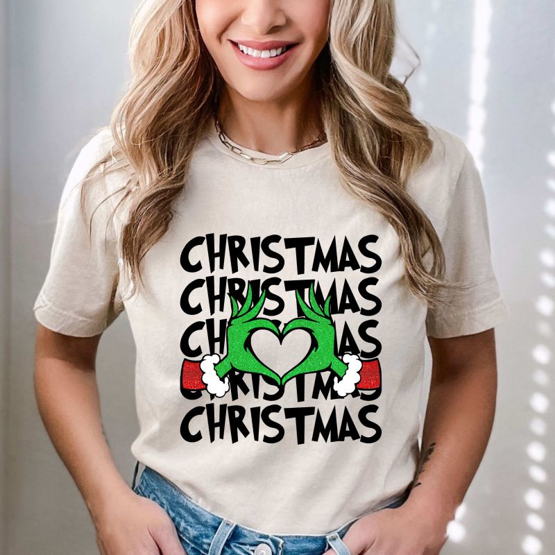 Grinch: Christmas  Christmas....DTF T-SHIRT PRINT