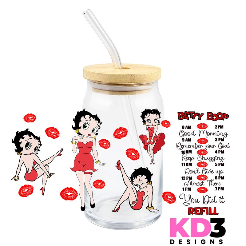 Cute Betty Inspired UV DTF WRAP (K13)