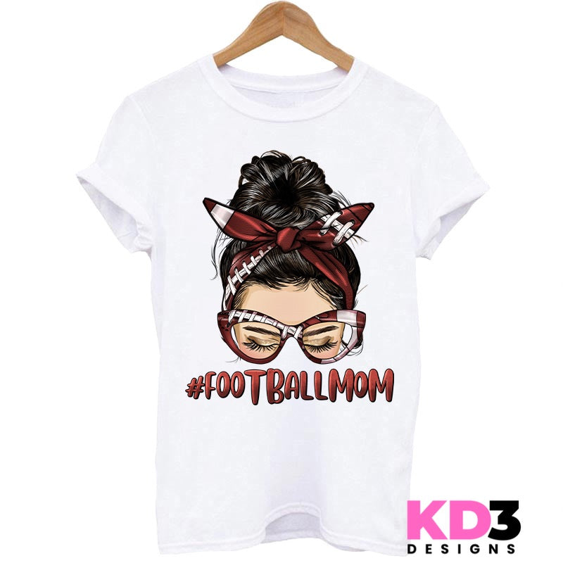 Football Mom DTF T-SHIRT PRINT