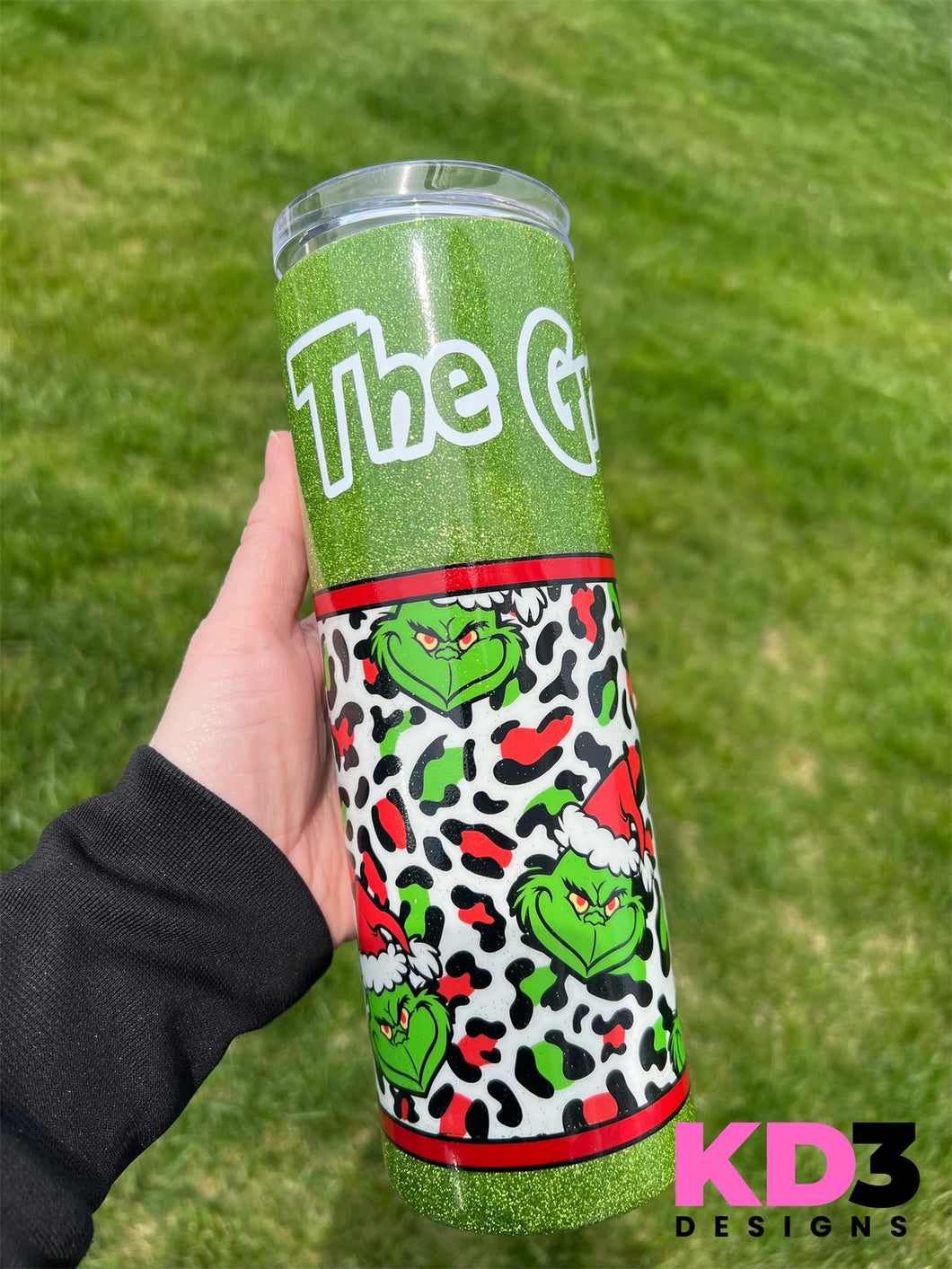 The Grinch Glitter Tumbler