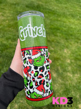 Load image into Gallery viewer, The Grinch Glitter Tumbler
