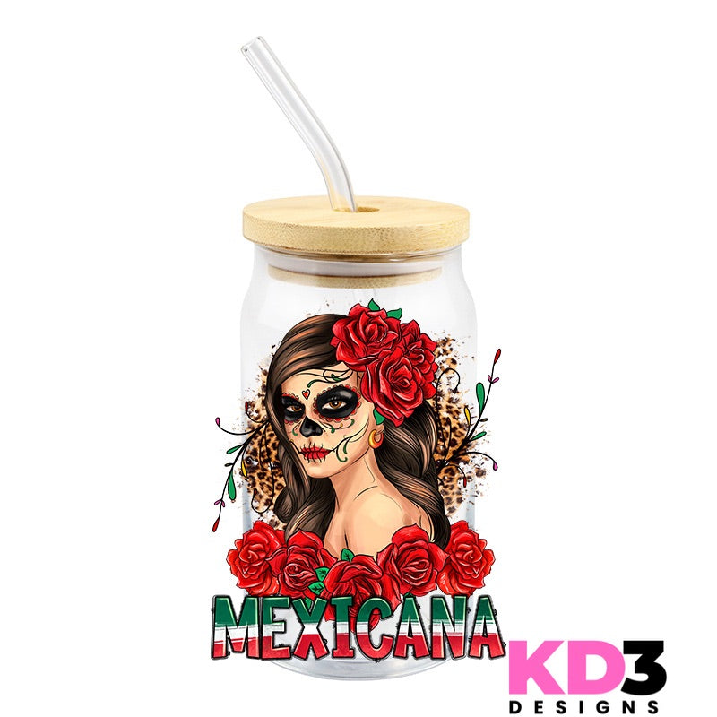 Mexicana Flowers UV DTF Decal (D51)