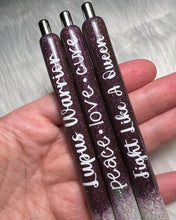 Load image into Gallery viewer, Lupus Warrior Glitter Pen Set
