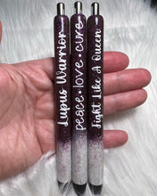 Load image into Gallery viewer, Lupus Warrior Glitter Pen Set
