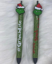 Load image into Gallery viewer, Personalized Grinch Glitter Pens
