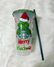 Cargar imagen en el visor de la galería, Merry Grinchmas Starbucks Cold cup
