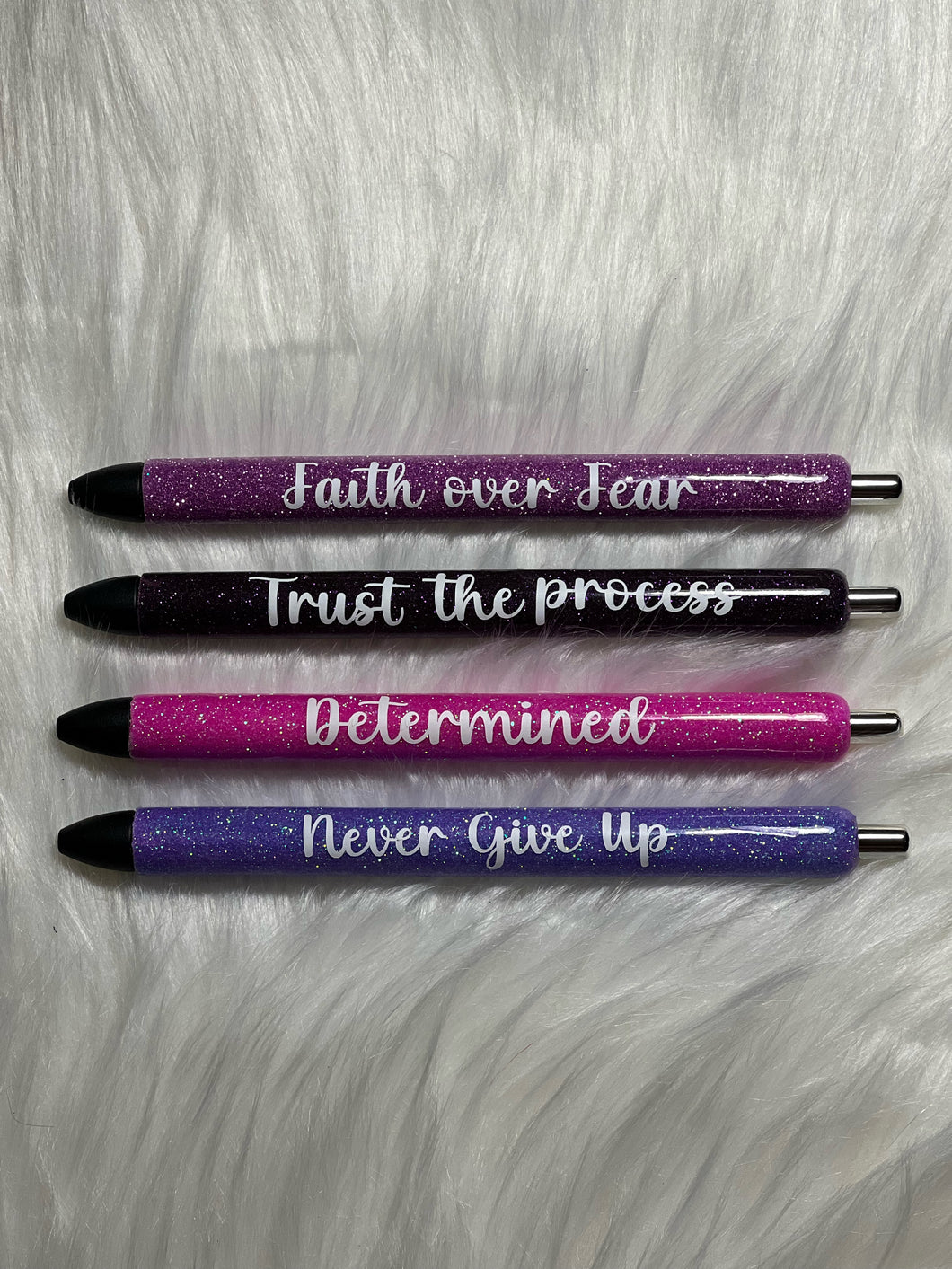 Motivational Glitter pen set